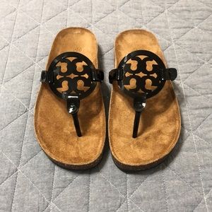 NWT Tory Burch Miller Cloud Patent Leather/Cork size 7